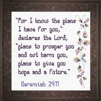 Plans of Hope - Jeremiah 29:11 Plans of Hope - Jeremiah 29:11